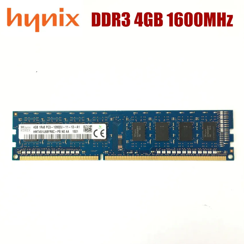 Paralizar Londres Fundación Hynix Chipset DDR3 4GB 1RX8 2RX8 PC3 PC3L 12800U 4G 1600MHZ PC Memoria RAM  módulo ordenador de escritorio|Memorias RAM| - AliExpress