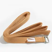 Йога стрейч ремень Регулируемый хлопок талии Руки Ноги Обучение пояс для пилатеса практики