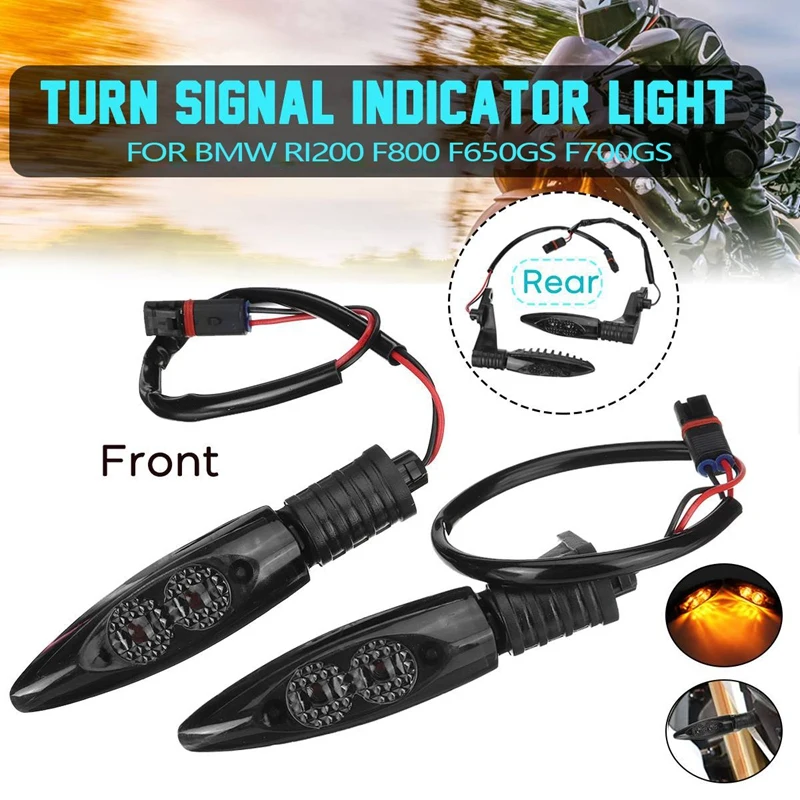 Motorcycle Front LED Turn Signal Indicator Light Blinker For S1000RR R1200GS