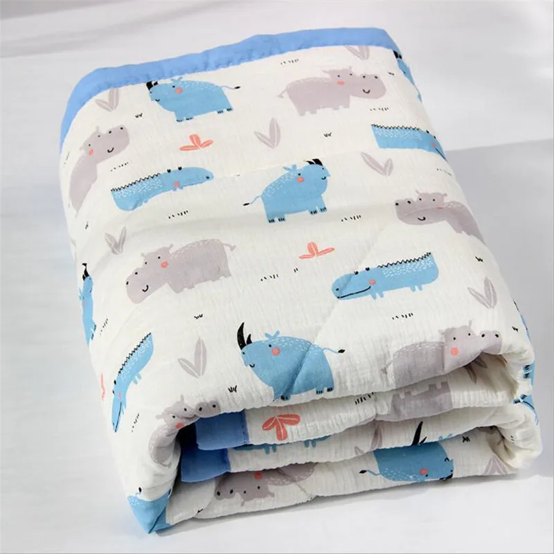 110x150cm cotton kids bedding quilt baby nursery school sleeping blanket quilt soft warm light children blanket