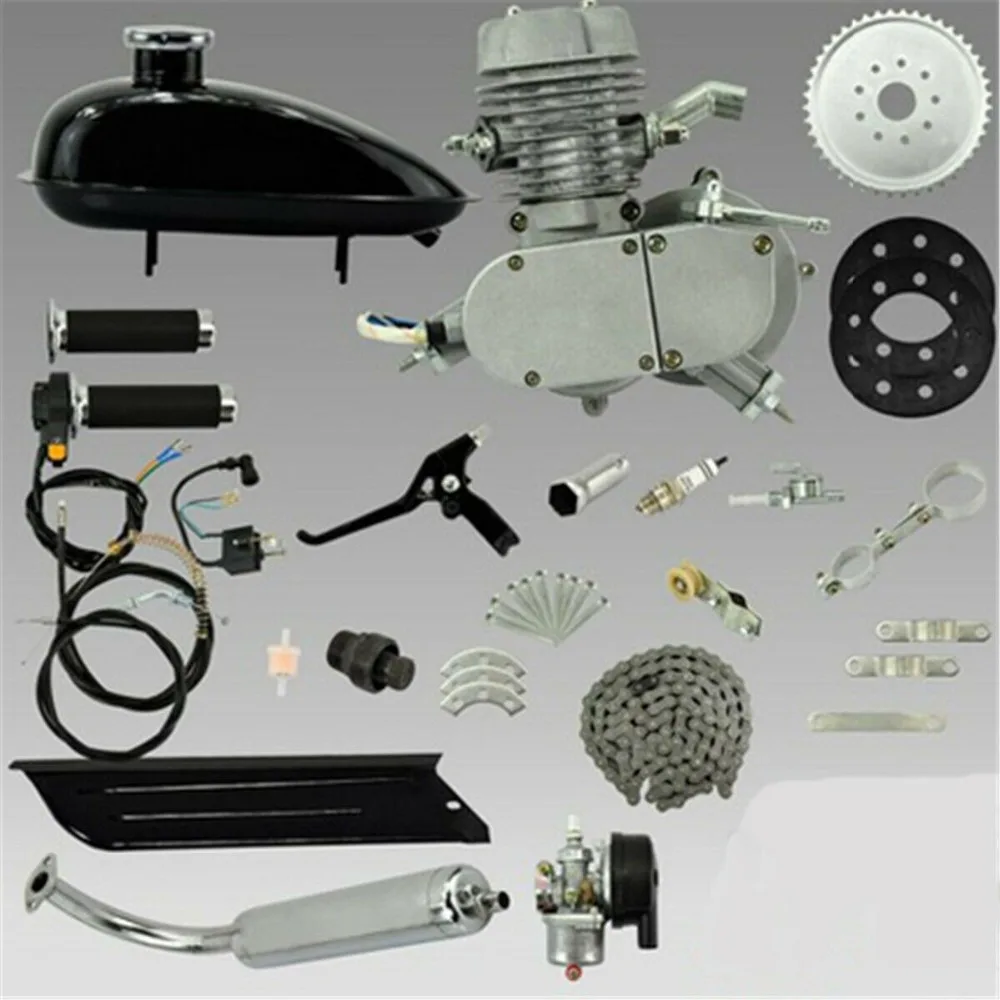 Motorized Bicycle Bike 50cc 2 Stroke Petrol Gas Engine Motor Kit Ebike 26 Or 28 (1)