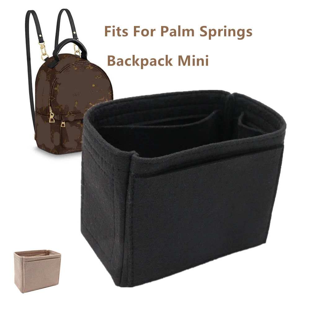 Fits for PALM SPRINGS Backpack Storage Bags Felt Makeup Palm Bag