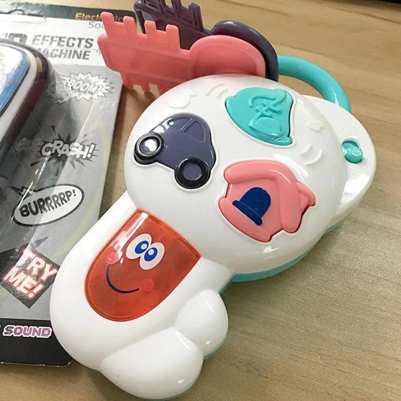 Детская Игрушечная машина набор ключей имитирующий звук музыкальная Когнитивная детская обучающая Подарочная музыка для раннего развития игрушки для детей