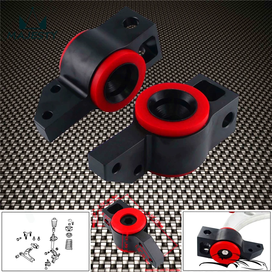 

2Pcs Front CNC Poly Polyurethane Control Arm Bush Fits For VW Passat B6 B7 CC Tiguan