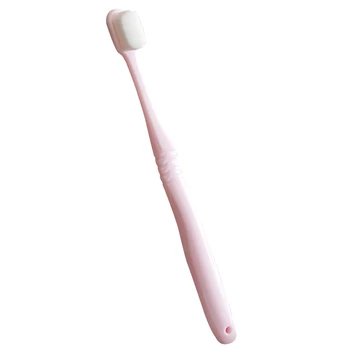 

Soft Adult Bathroom Micro PBT Hygiene Month Toothbrush Long Handle Portable Cleaning Small Head Pregnant Travel Oral Care