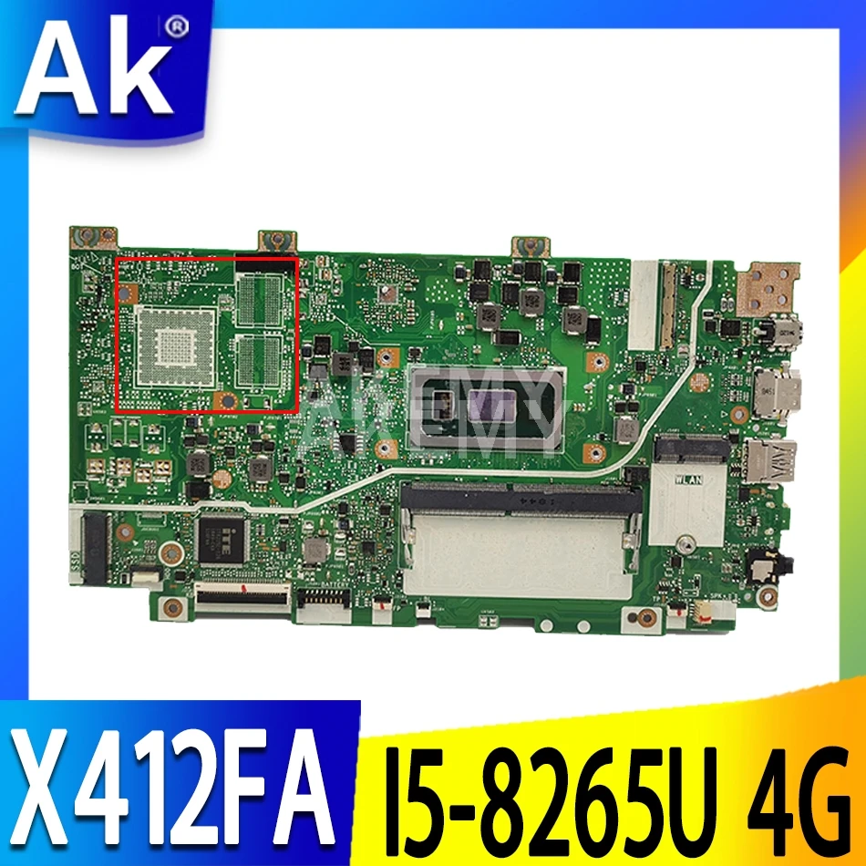 X412FA Mainboard UNTUK ASUS X412FA X412FJ X412FL X412F A412F F412F