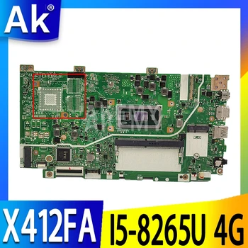 شراءX412FA اللوحة ل ASUS X412FA X412FJ X412FL X412F A412F F412F اللوحة المحمول اللوحة 4G-RAM I5-8265U GM