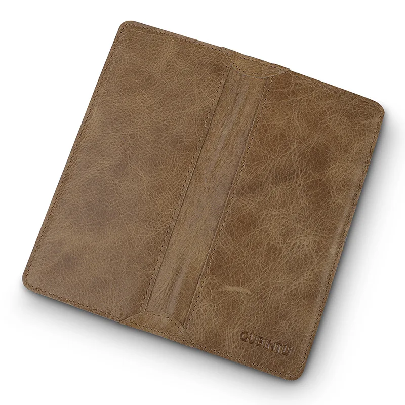Foreign Trade Custom RFID Crazy Horse Leather Wallet Anti-Magnetic Men's Long Leather Wallet Leather Wallet Clutch Bag Hair