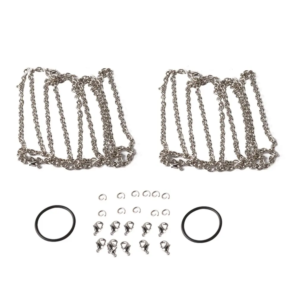 

2PCS RC 1/10 Crawler 114MM &108MM& 96MM &TRX-4 1.9inch Tires Snow Chain for 1/10 RC Rock Crawler Axial SCX10 90046 TRX4 Toy