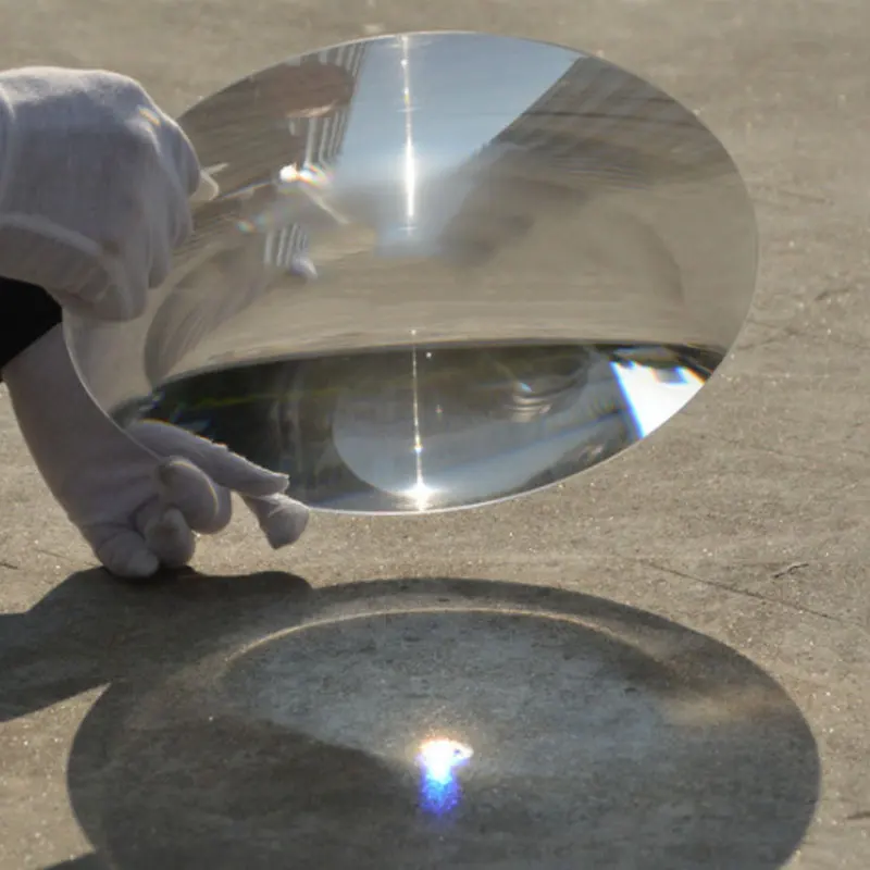 

350mm Large Optical PMMA Fresnel Lens Focal Length 185mm 900mm Solar Concentrator Large Plastic Magnifying Glass 1PC