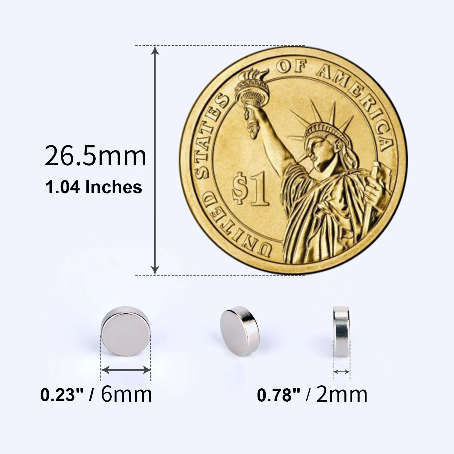 Round Magnets 3X2 4X2 6x2 5x2 6x1mm 5x3 10x2 12x2 Magnet Round Magnet Strong Magnets Rare Earth Neodymium