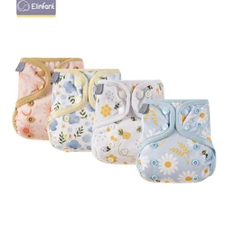 Elinfant 10pcs newborn fralda capa dentro 6kg eco à prova d' água reutilizáveis lavável fralda capa