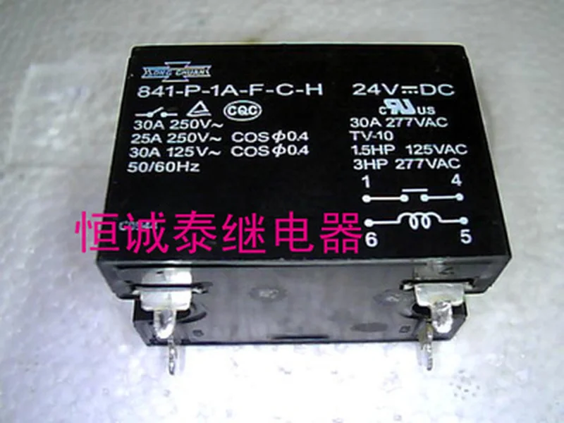 841-p-1a-f-c-h 24VDC Songchuan дизассемблер 4-контактный реле тест и гарантия качества