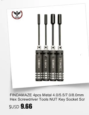FINDAMAZE 4 шт. титановый черный шестигранный отвертка отвертки Ремонт ручной инструмент H1.5/2,0/2,5/3,0