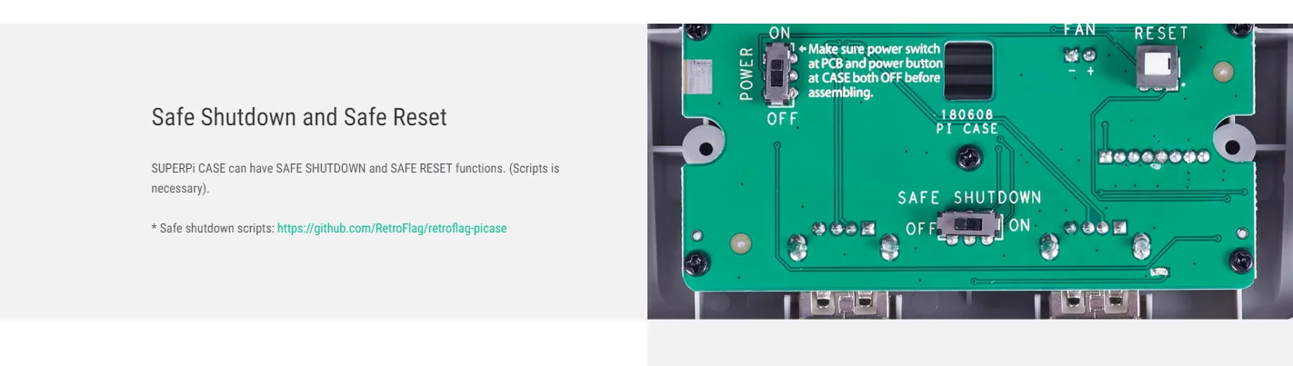 Retroflag SUPERPi CASE-J для Raspberry Pi 3 B + (B Plus) 2 + Retroflag классический usb-контроллер-M для Raspberry Pi, Windows, Switch