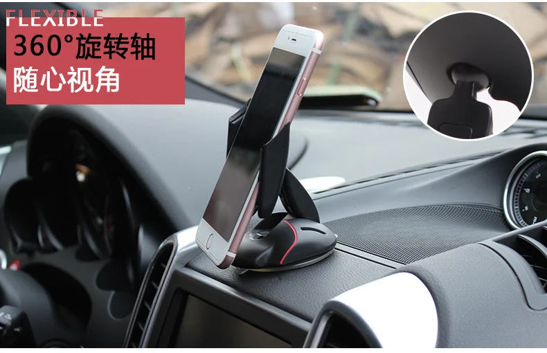 Автомобильный держатель для телефона wangcangli, gps, на присоске, Тип мыши, универсальная подставка, держатель для мобильного телефона, автомобильный держатель, soporte movil