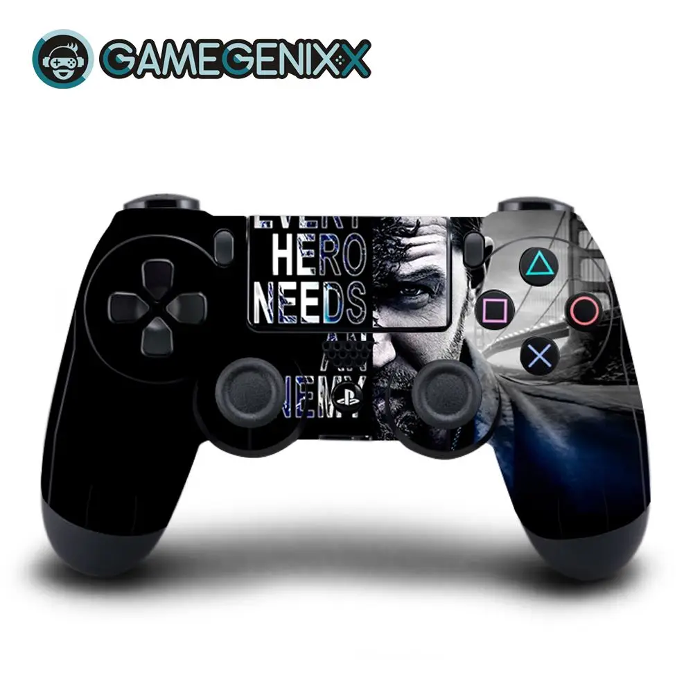 Venom Защитная Наклейка на кожу GAMEGENIXX для контроллера Playstation PS4 Daulshock 4-Venom - Цвет: Venom