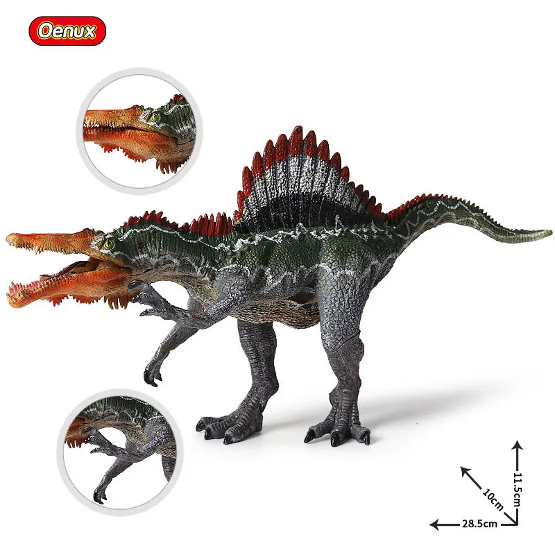 Oenux достаринный дикарь Юрского Периода Динозавры T-REX спинозавр карнотаурус теризинозавр животные модель фигурки Детские игрушки - Цвет: Without Box