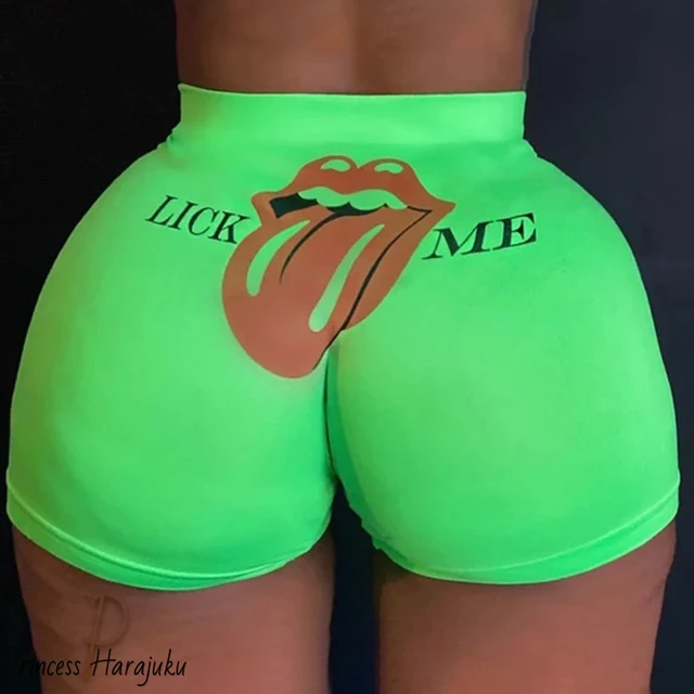 snickers candy booty shorts