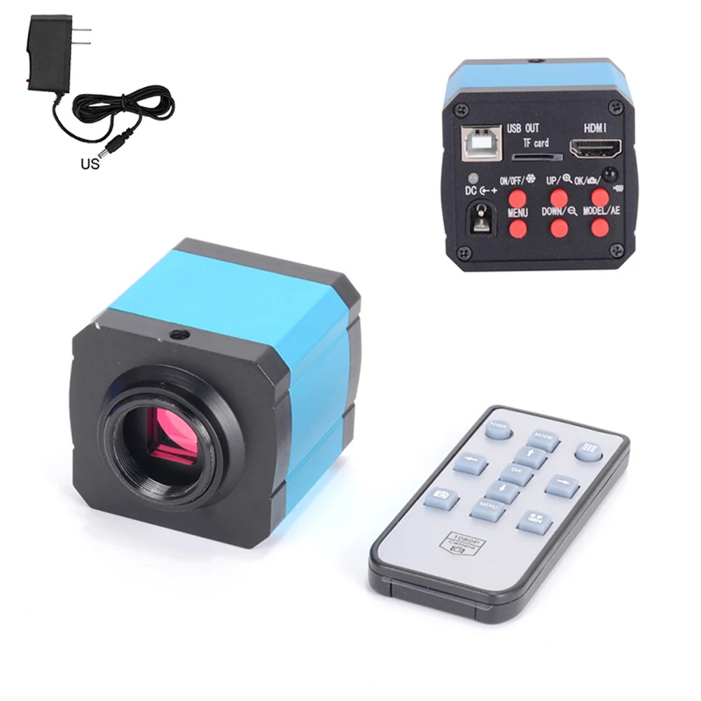 41MP HDMI USB промышленный электронный цифровой видео микроскоп камера 100X объектив Комплект светодиодный светильник для телефона DIY ремонт TB - Цвет: E