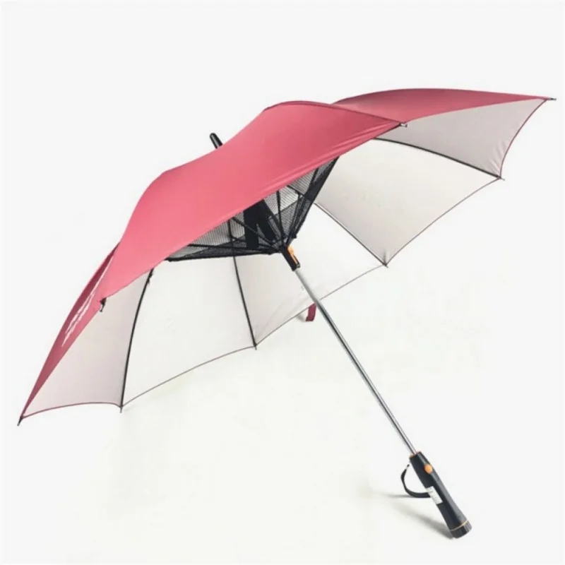 Используйте яркий Электрический вентилятор зонтик с УФ двойного использования солнцезащитный зонтик летний открытый должен иметь Вентилятор зонтик Бриз