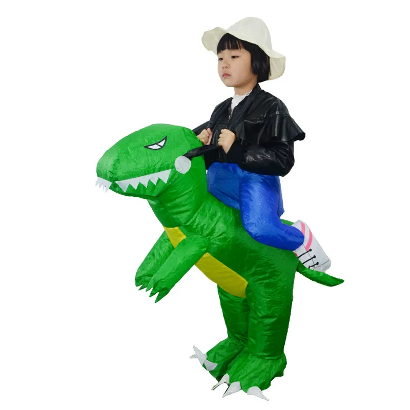 

Children's Riding Dinosaur Inflatable Costume Cosplay Parents-child Campaign Performance Wear Dou Yin Hot Halloween Unisex Sets