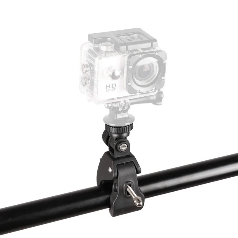 Top Bicycle Handlebar Camera Clamp Bracket 360 Degree Rotation Tripod Mount Screw Clip For Hero5/4/3+/3/2/1 3