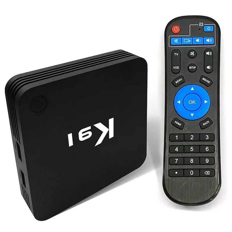 K91 S905L Android 7,1 Smart tv Box четырехъядерный 1 Гб ram 8 Гб rom BT телеприставка
