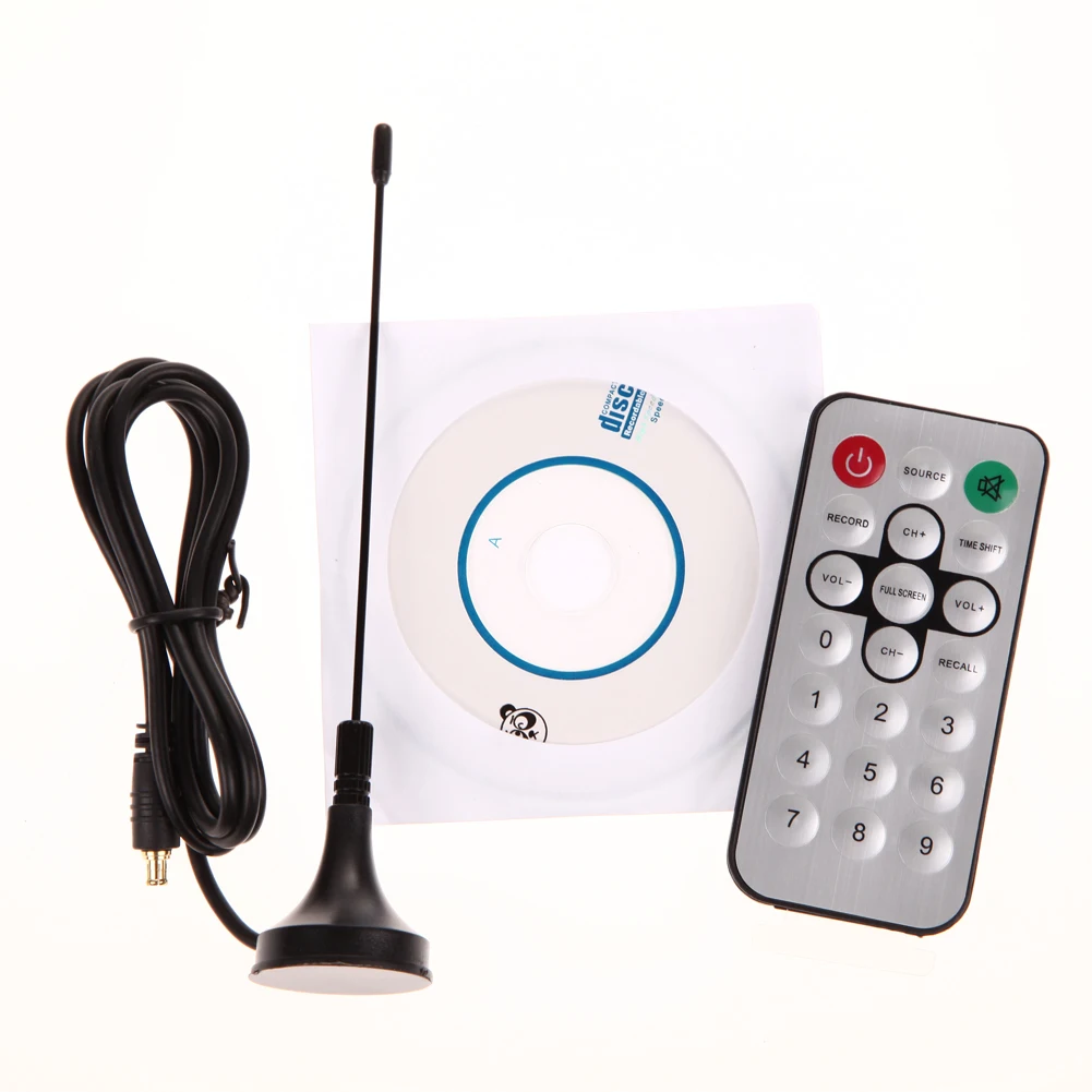 USB 2.0 Digital DVB-T SDR+DAB+FM TV Tuner Receiver Stick RTL2832U+ FC0012 Home audio and video equipment