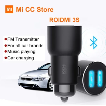 

Xiaomi ROIDMI 3S Bluetooth 5V 3.4A Car Charger Music Player FM Smart APP for iPhone and Android Smart Control MP3 Player