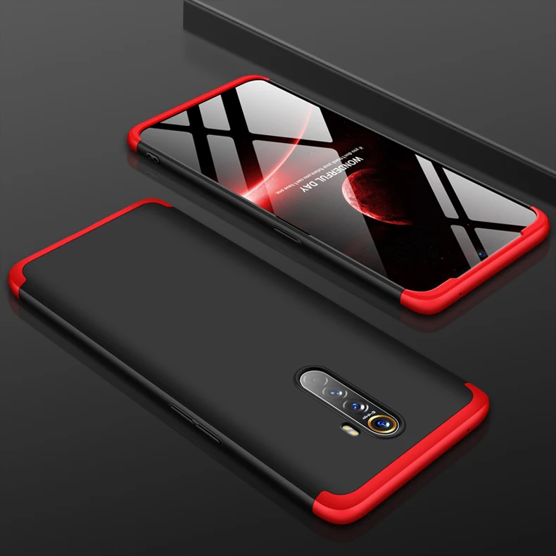 OPPO Рено Ace чехол для телефона Realme X2 Pro 3-в-1 Матовый PC жесткий защитный чехол-накладка на заднюю панель для OPPO Realme X2 Pro бронированный противоударный чехол s