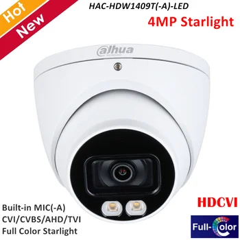 

Dahua Full color Starlight 4MP HDCVI Camera Built-in MIC (-A) 40m LED Distance Multiple formats CVI CVBS AHD TVI Simplicity Use