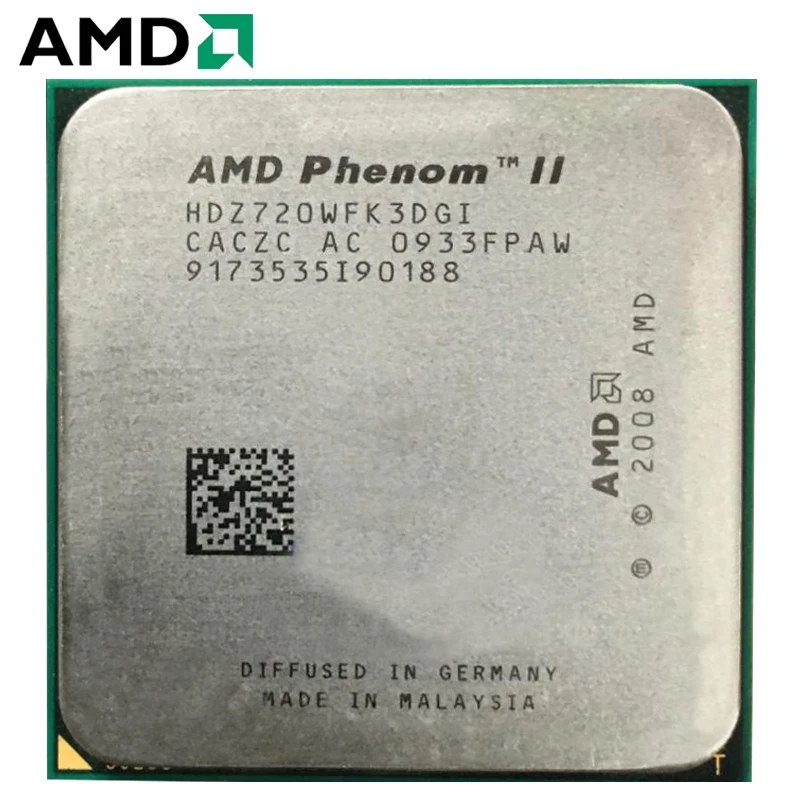 AMD Phenom ii x3 720 X3 2 8 ГГц трехъядерный процессор AM3 938 100% рабочий для настольного
