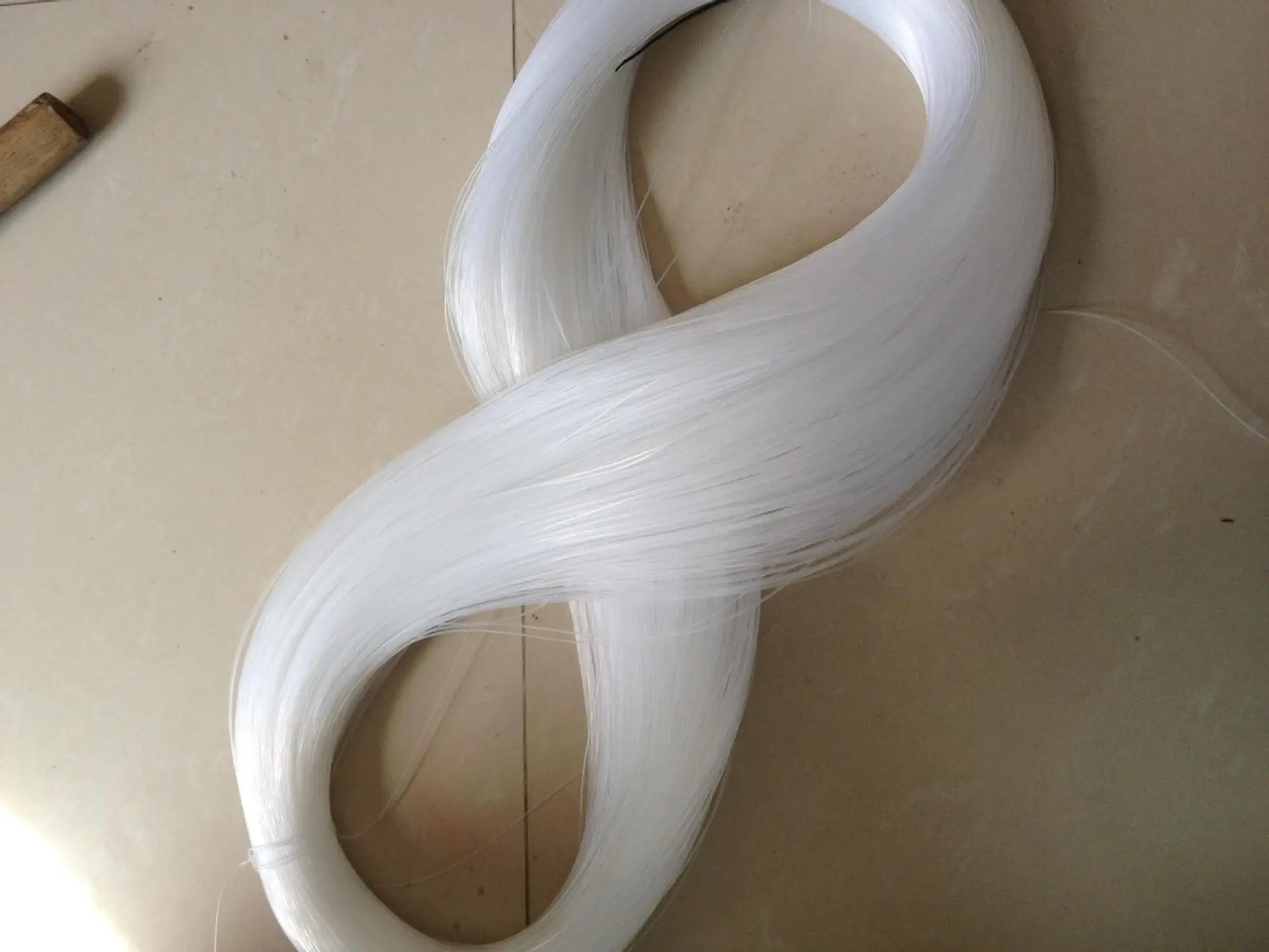 

Nylon Thread Nylon Monofilament Plastic Wire Heddle Ultra-Coarse Fishing Line Weaving Silk Ribbon White Transparent Thick Chips