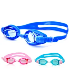 Красиво в коробке подростковый Анти-туман высокой четкости плавательные очки удобный силикагель зеркальный ремень Регулируемый Дайвинг CHILDR
