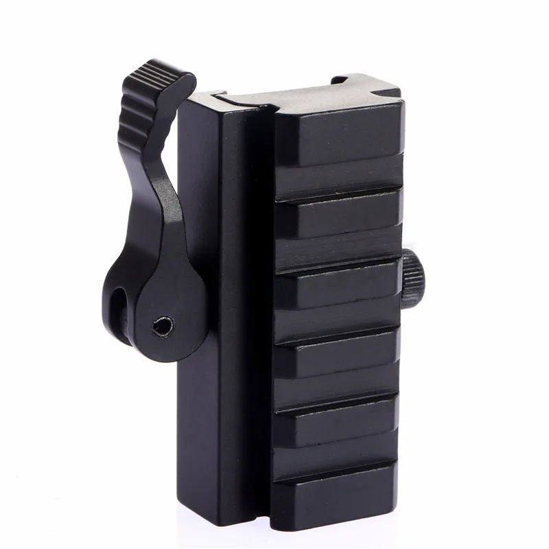Охотничий Тактический алюминиевый 5 слотов Riser Quick Detach Release Scope Mount Adapter для 20 мм Picatinny Weaver Rail Base