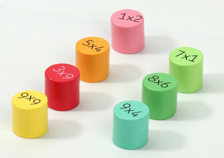 Деревянная Монтессори игра Математика Таблица мультипликации игрушки развивающие игрушки цифра блок интеллект Раннее Обучение ребенок дети подарок для ребенка