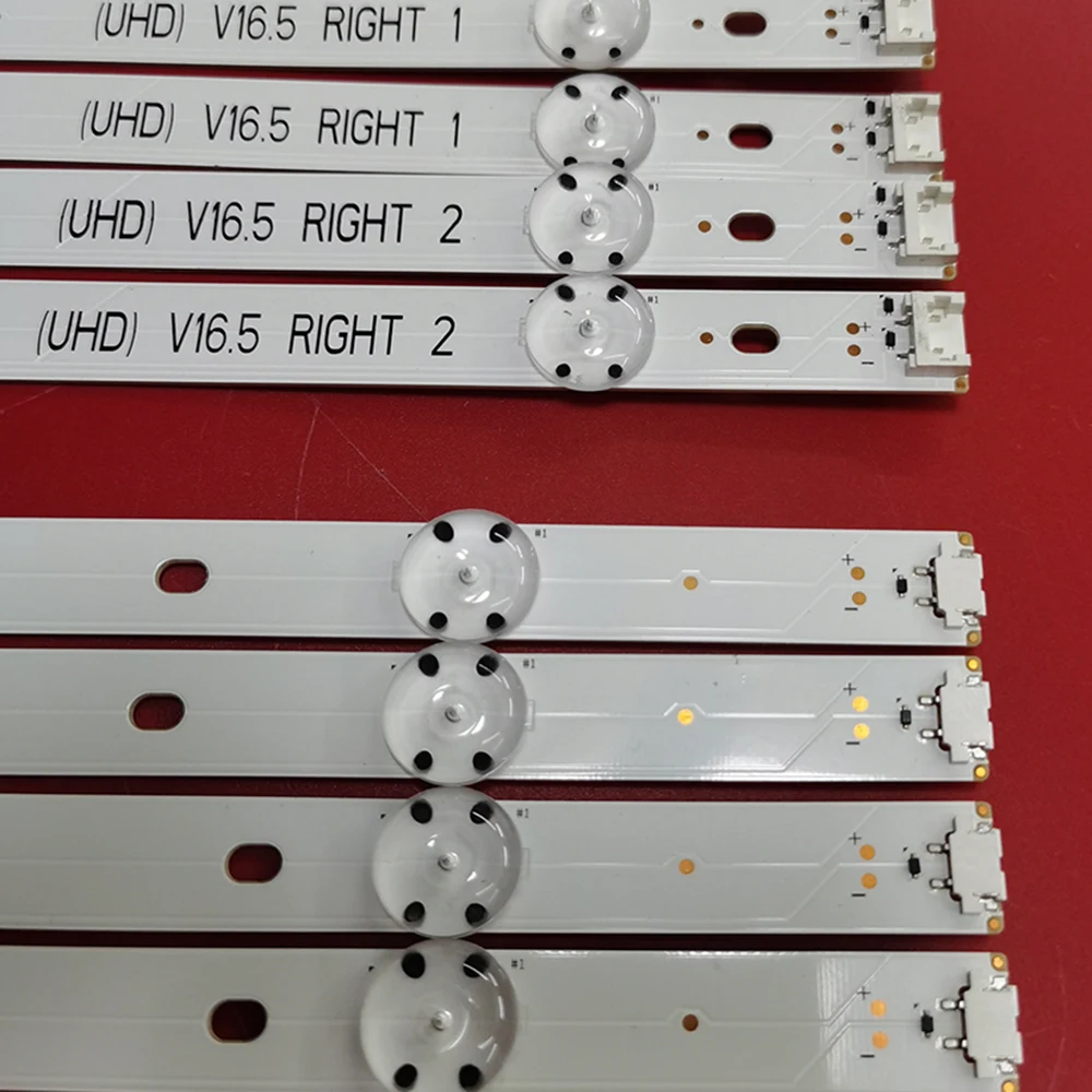 8/16pcs LED backlight strip for 49inch TV LG 49UH603V