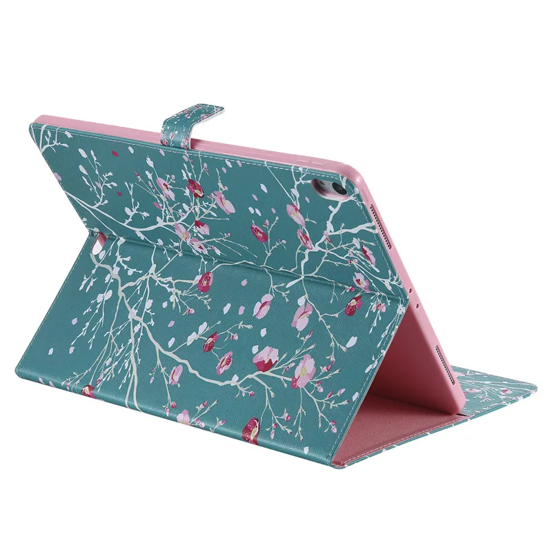 Wekays для Apple iPad Pro 12," мультфильм кошка дерево кожаный чехол для Coque Apple iPad Pro 12,9 дюйма чехол для телефона
