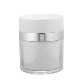 

2PCS Makeup Cream Bottles Vacuum Design Bottle Cosmetics Storage Containers for Women Girls Ladies (50g)