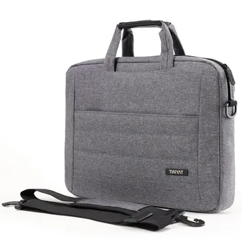 

13 14 15-Inch Laptop Computer Bag Men Shoulder Hand Multi-functional Triple Use Business Briefcase