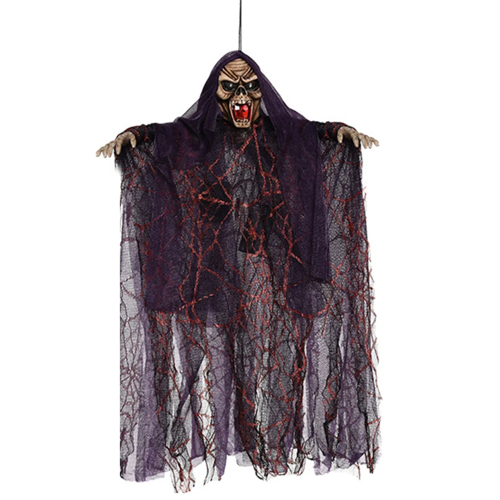 

Halloween Witch Pendant Haunted House Decoration Skeleton Voice Hitch Ghosts Props Horror Tamper Toys