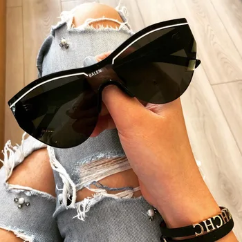 

2020 New Cateye Vintage Black Sunglasses Women Brand Design Retro Triangle Sun Glasses Female Shades Ladies Letter Eyewear UV400