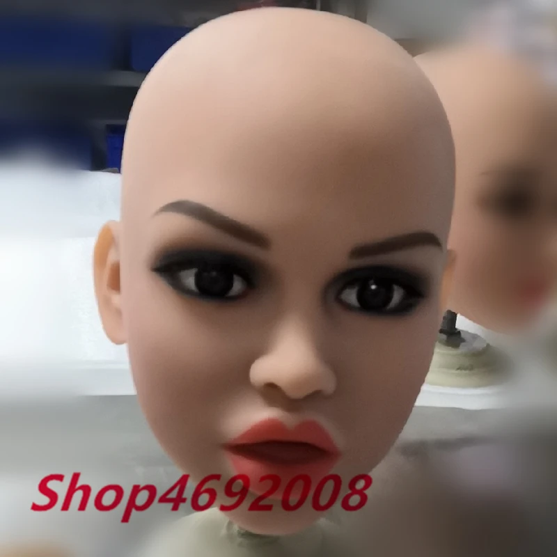 

A7-12 Beautiful Sex Doll Head Factory Site Photo Real And Reliable Female Head Oral Sex Toy