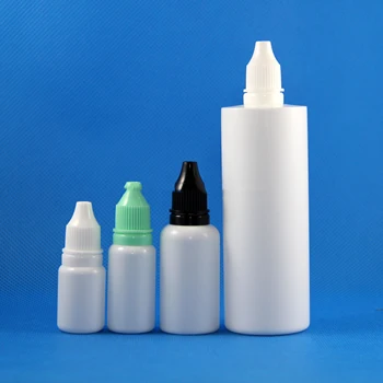 

WHITE Plastic Dropper Bottles Tamper Proof Caps & Tips Thief LDPE E Vapor Vape Vapt Cig Liquid 120 mL
