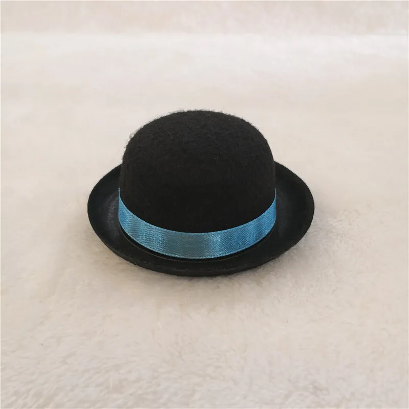 

Universal Pet Dog Cap Bowler Hat round Cap Hard Solid Color Hot Selling