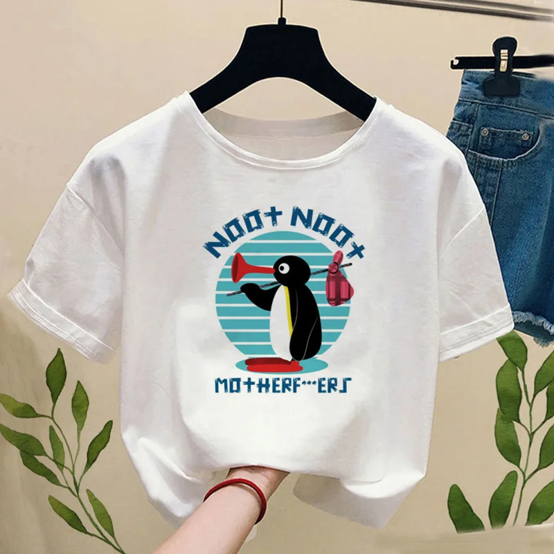 Funny T Shirts Women Tops Funny Print Casual T-shirt with Short Sleeves Unisex T-shirt White Round Neck T-shirt Thin T-shirt New