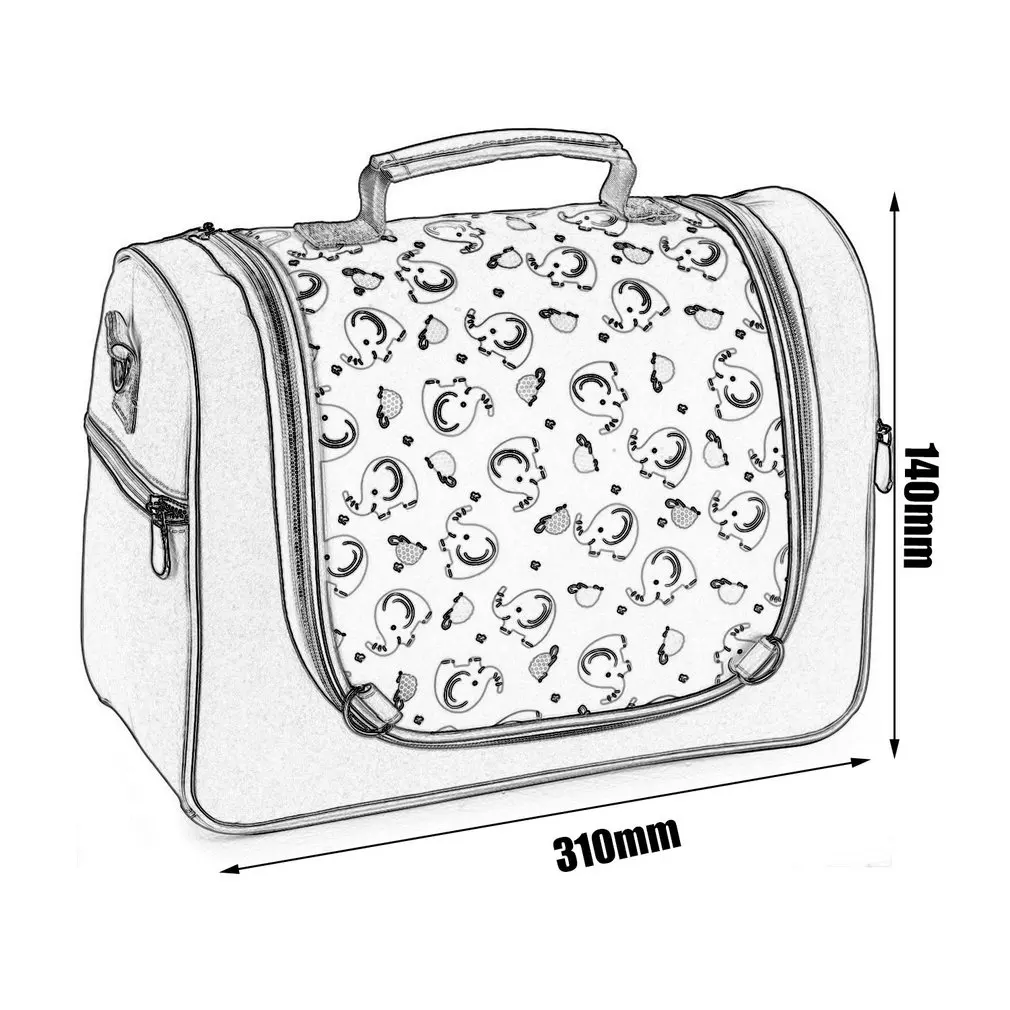 Детские сумки для подгузников, сумка для беременных, одноразовая, многоразовая, с модными принтами, влажная, сухая, сумка для подгузников, двойная ручка, сумки для мокрого плавания, сумка для хранения