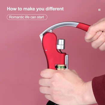 

Alloy Power Wine Opener Bottle Corkscrew Opener Built-in Foil Cutter Premium Rabbit Lever Corkscrew for Wine