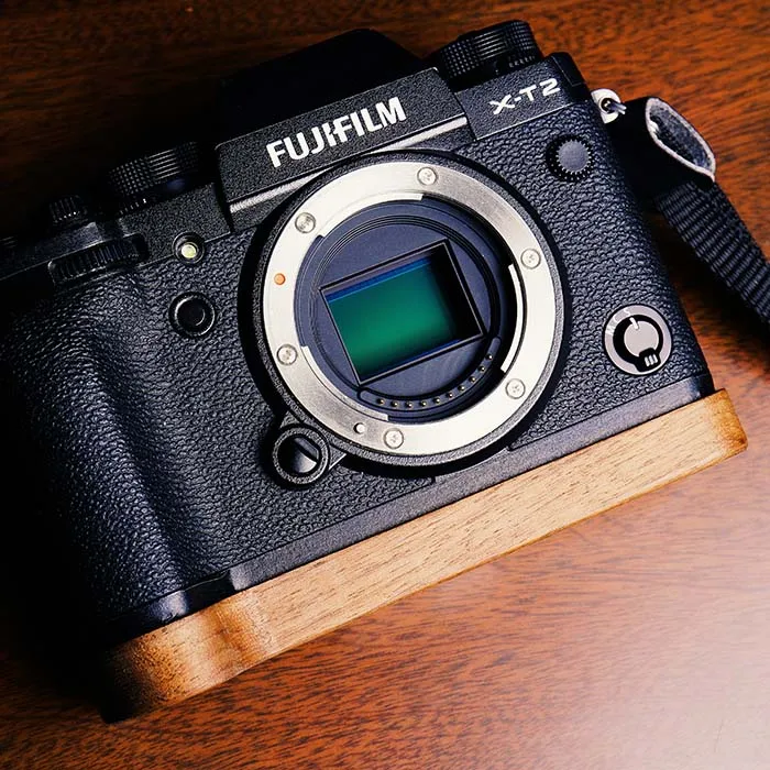 Деревянная рукоятка держатель подходит для FUJIFILM Fuji X-T3 XT3 X-T2 XT2 грецкий орех ручной работы БЫСТРОРАЗЪЕМНАЯ L пластина/L кронштейн